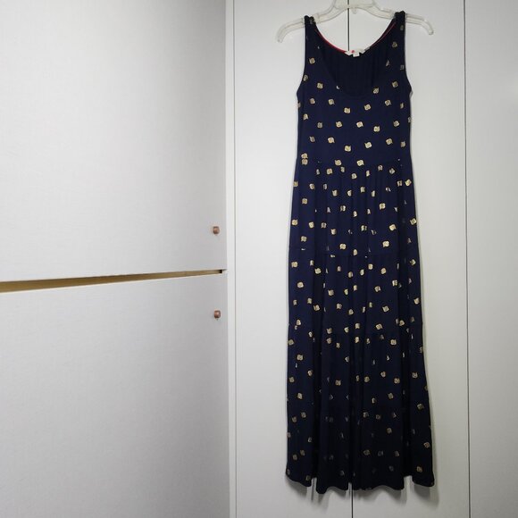 Boden Maya Jersey Maxi Dress Women's Size 4P Blue - Picture 1 of 7